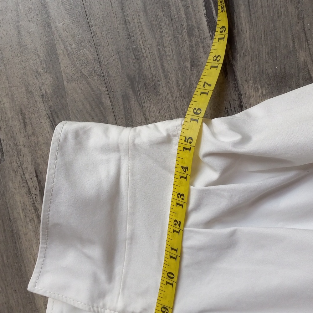 Valentino Flare Skirt Women's Ivory Cotton Size 6 Made in Italy - Picture 12 of 14